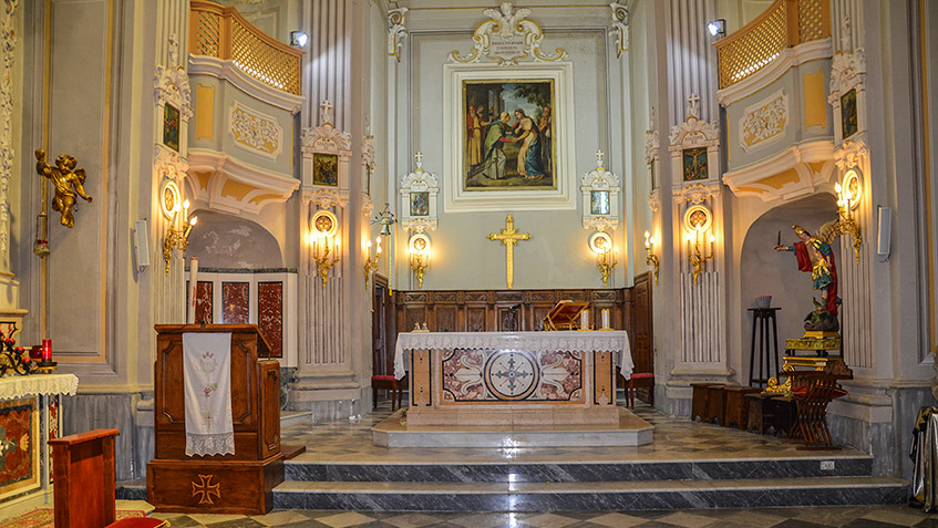 altare chiesa parrocchiale di santa maria delle grazie