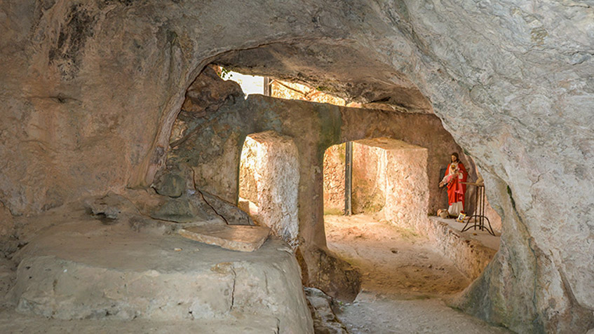 eremo vista interno